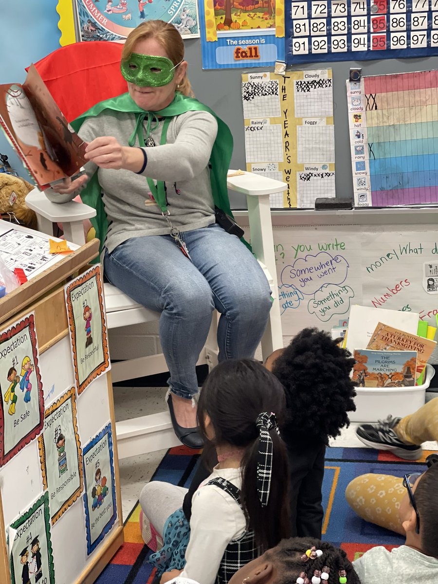 Countdown to winter break with mystery readers and stories.  Thank you @Sallykimrocks for helping start this tradition. I wonder who will be our next reader and what story will it be? <a href="/SwansCreekES/">Swans Creek Elem</a> #havingfunbeforewinterbreak.