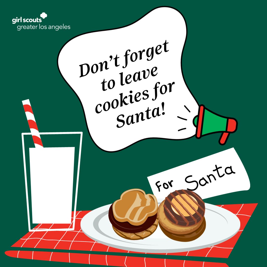 If you stuck your leftover Girl Scout cookies in the freezer, it’s time to bring them out for #NationalCookieDay! They make for great desserts at holiday parties and kiddos can leave them out for Santa to eat on Christmas Eve! 🎄