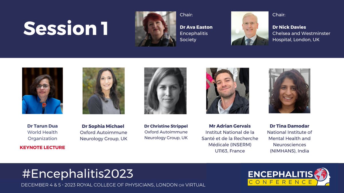 Encephalitis International (@encephalitis) on Twitter photo #Encephalitis2023 is now underway. @encephalitisava & Dr Nick Davies are leading the first session.
Speakers include Dr Tarun Dua <a href="/WHO/">World Health Organization (WHO)</a> , Dr Sophia Michael, Dr Christine Strippel, <a href="/grvsadrian/">Adrian Gervais</a> & Dr Tina Damodar.
Excited to hear what they have to say about #encephalitis research. #Encephalitis2023 is now underway. @encephalitisava & Dr Nick Davies are leading the first session.
Speakers include Dr Tarun Dua <a href="/WHO/">World Health Organization (WHO)</a> , Dr Sophia Michael, Dr Christine Strippel, <a href="/grvsadrian/">Adrian Gervais</a> & Dr Tina Damodar.
Excited to hear what they have to say about #encephalitis research.