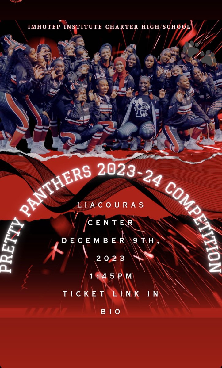 Come out and support our @Prettypanthersiichs for the City Cheer Championship.  Saturday, December 9th.
 Here is the link for tix.GO REAL BIG RED!
ticketmaster.com/2023-ppl-compe…