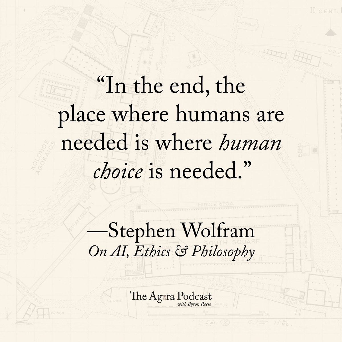 In this episode of #TheAgoraPodcast, Byron speaks to <a href="/stephen_wolfram/">Stephen Wolfram</a>, a renowned polymath, computer scientist, physicist, and Founder of <a href="/WolframResearch/">Wolfram</a>, who has dedicated his life to breaking barriers and redefining our understanding of the universe. From creating the