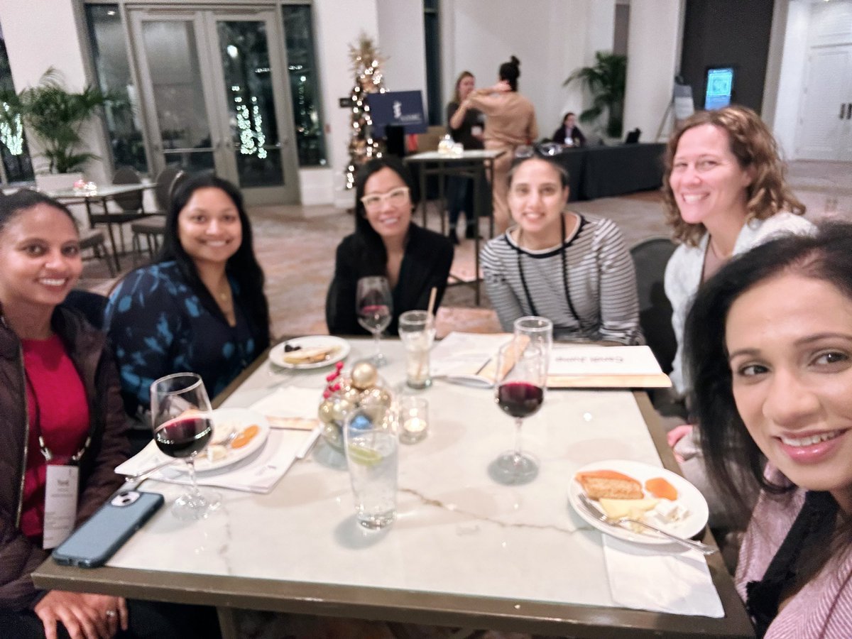 julie_mirpuri's tweet photo. When you go to a Women in Medicine Leadership Seminar and of all the full tables in the room, you are drawn to the one with the Pediatric sub specialities! Follow the energy, meant to be! #MIDWIMS @EmilynAlejandro @DurgaSinger @Yorditiruneh https://t.co/yz47hKWUum