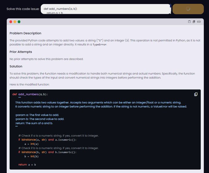 enterprisednaco's tweet image. Hit a roadblock with code issues? Our Code Issues Solver is your personal detective, finding and fixing the culprits behind the scenes. #DataMentor #CodeIssueResolution