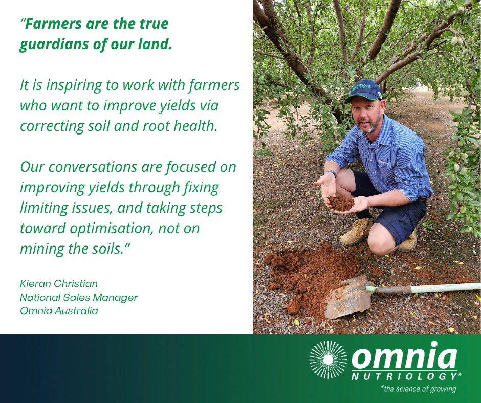 OmniaAustralia's tweet photo. 🌱🌏On #WorldSoilDay we recognize the importance of #soilhealth as the foundation of agricultural systems & celebrate #Omnia’s mission to promote soil & crop health for the sustainable production of food & fibre.
#OmniaAustralia #TheScienceOfGrowing https://t.co/4juTFjpTdV