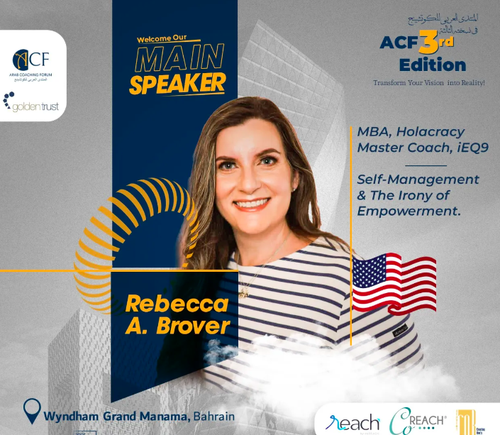 Holacracy Master Coach Rebecca Brover speaks to "Self-Management and the Irony of Empowerment" ➡️ 

arabcoachingforum.com/speaker/rebecc…