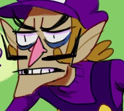 Waluigi proceeds to jump about 5 feet into the air with a short scream! Turning around and getting into a kung fu-like pose!

"...Oh. It's just you.

You've really got to stop sneaking up on me like that!"