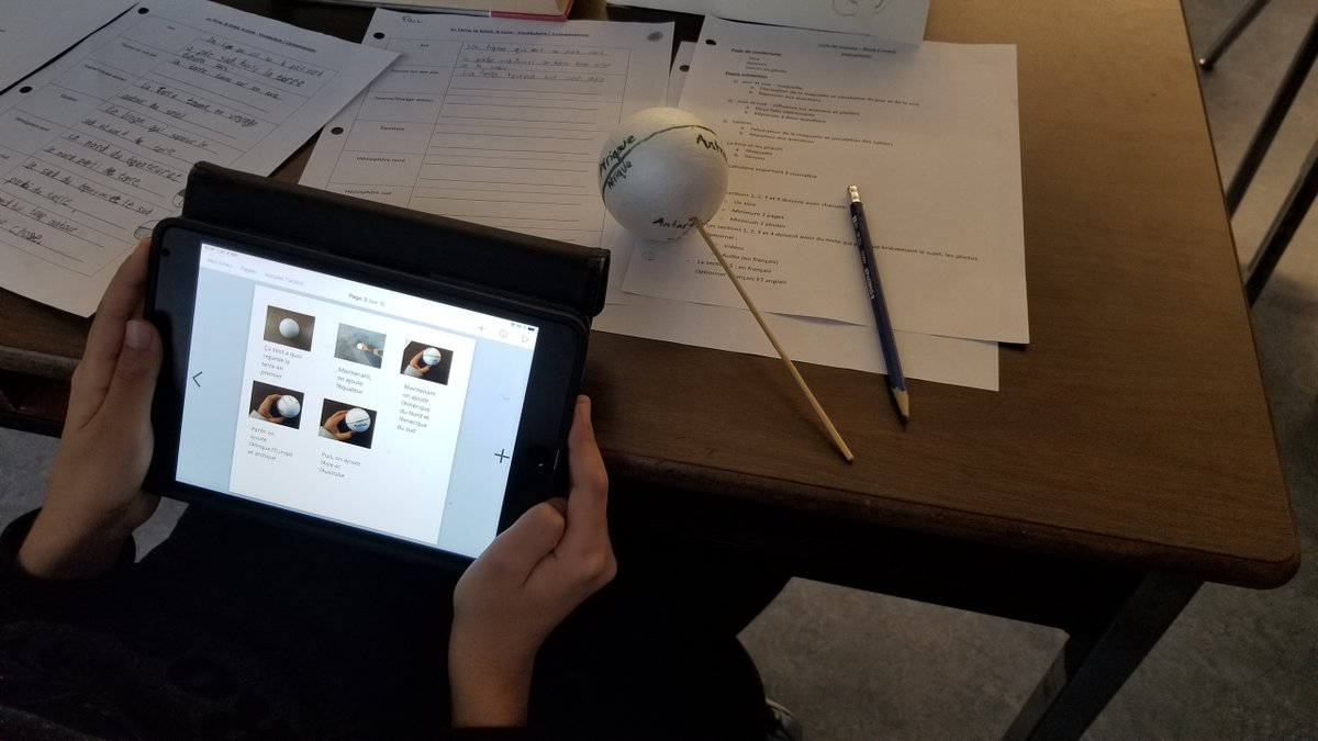 Showing the night and day cycle with a model and documenting with #bookcreator app 👍 <a href="/VSB39/">Vancouver School Board</a> <a href="/Trafnews/">Trafalgar Elementary</a>