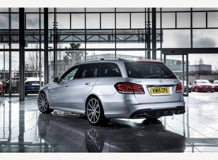 SpotterAd's tweet photo. This bahnstorming E63 Estate is an ex-Car Magazine long termer apparently. And very nice it is too.  The late 00s / early 10s offerings from Merc/BMW/Audi are aging very well styling wise I have to say. Restrained and elegant for the most part. https://t.co/GXlKdzTlHP https://t.co/VHUEaY35Hj