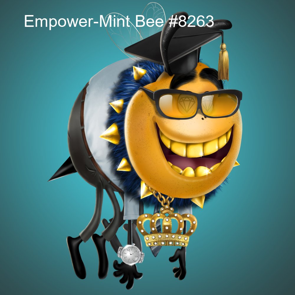 🐝SBU Bee #8262 🔥Has resold today for:🔥 ➡️0.2500 #ETH⬅️ 💎($558.57 USD) #NFTs #NFTCommmunity Get a DAO Membership Bee for yourself at: opensea.io/collection/soc…