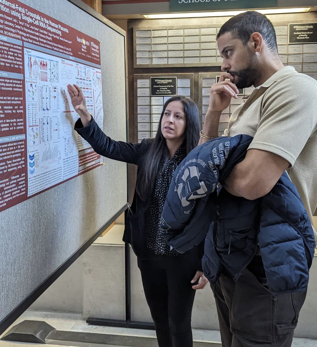nardhygomez's tweet image. Thrilled to be part of the #CRepHS Open House at @WUSTLmed @WashU_OBGYN! @valeriaqbp, @derektm9, and @LevensonDustyn absolutely rocked it presenting our work. 🙌 Exciting times at our first event! #NGLlab