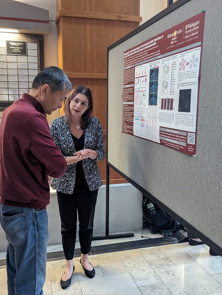 nardhygomez's tweet image. Thrilled to be part of the #CRepHS Open House at @WUSTLmed @WashU_OBGYN! @valeriaqbp, @derektm9, and @LevensonDustyn absolutely rocked it presenting our work. 🙌 Exciting times at our first event! #NGLlab