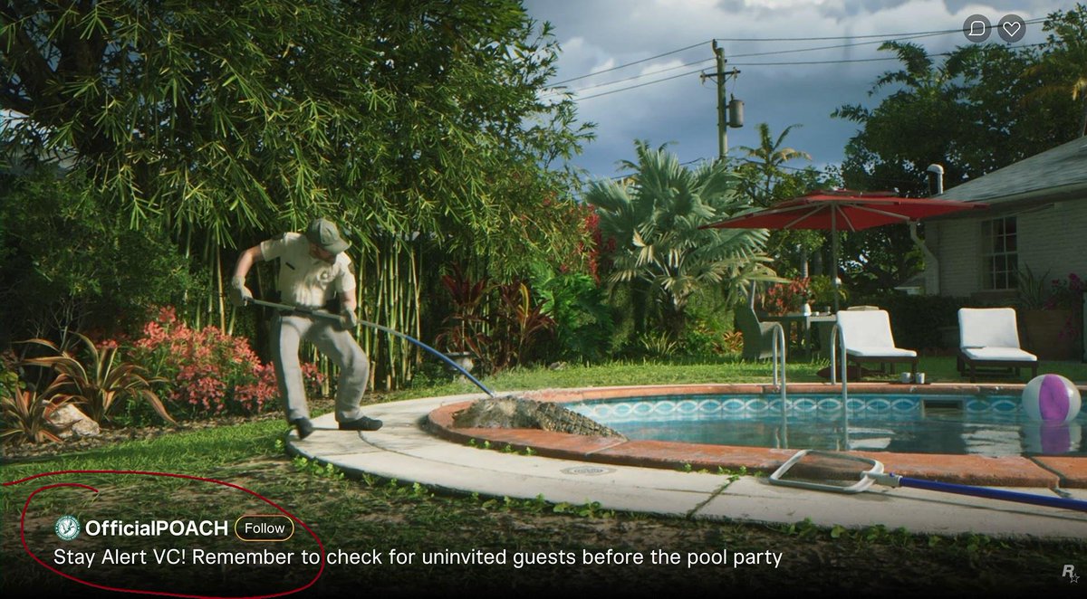 Poach's tweet image. oh yeah i'm also in the game if you guys didn't know