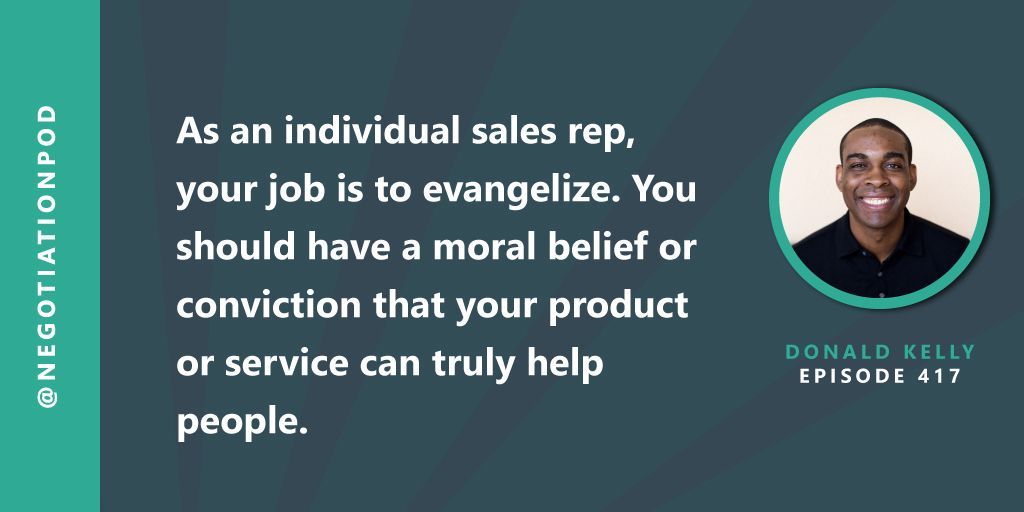 You have a moral obligation to share your product or service with your prospects 👏It’s up to them what they do with it. Learn more from Sales Evangelist <a href="/DonaldCKelly/">Donald C. Kelly</a> in this episode of <a href="/NegotiationPod/">Mark at Negotiations Ninja</a>!

buff.ly/482exSk 

#Sales #Negotiation