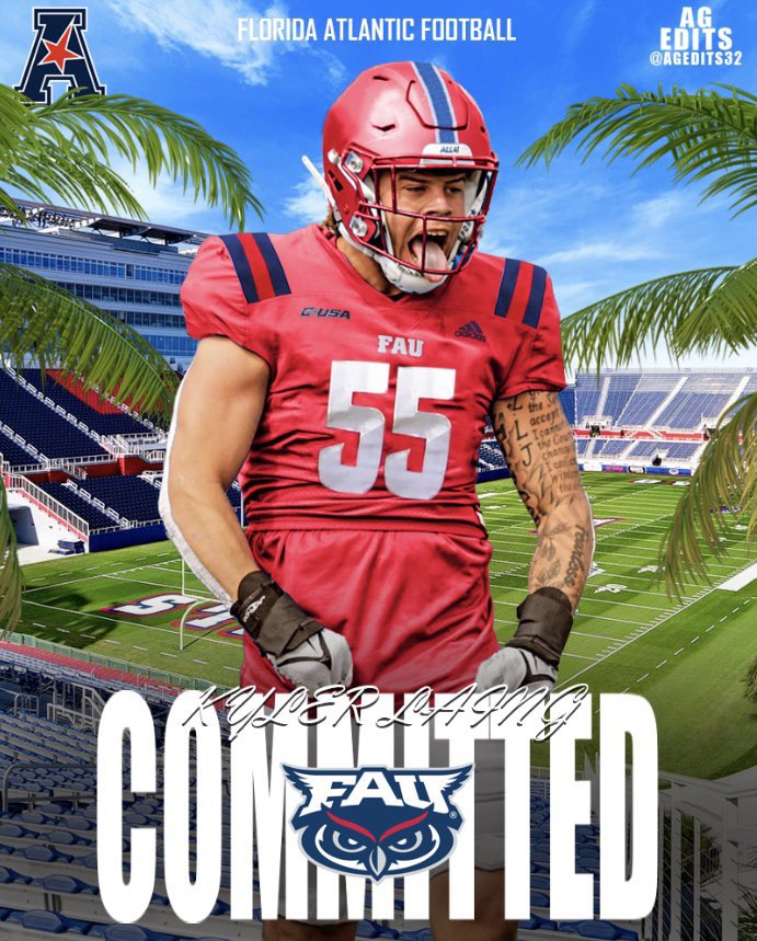 Life’s a gamble so I had to roll the dice! Thankful isn’t even a word! God Did! @FAUFootball @CoachRoc @Coach_JLove @CoachMaggitt38 @CoachCibene @CoachTomHerman @Claywill3_ @AGEDITS32 #COMMITTED!