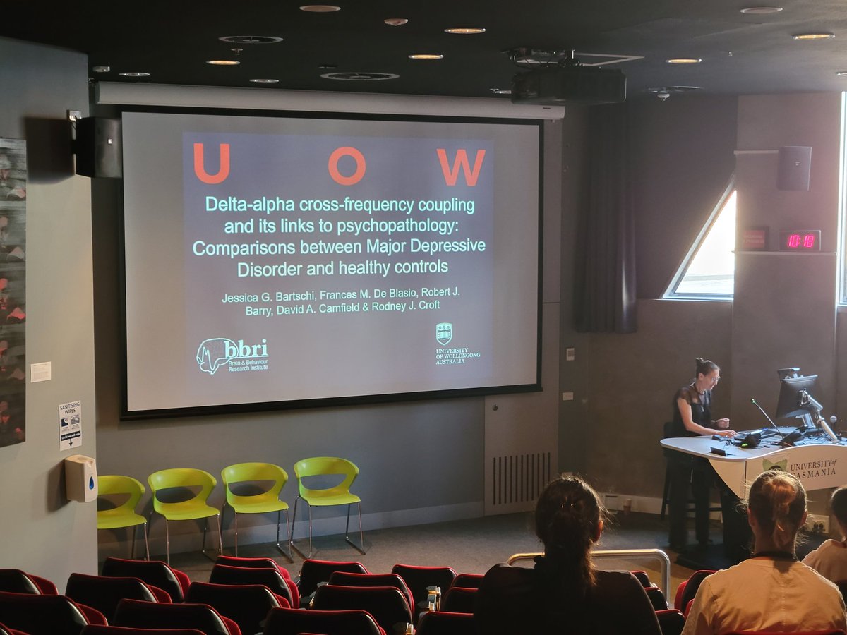 DoktorGen's tweet image. Dr Frances De Blasio explains how delta-alpha coupling is altered in major depressive disorder and predicts depressive symptoms @ASocPsy #ASP2023

#depression #EEG #biomarker @_JessicaMills