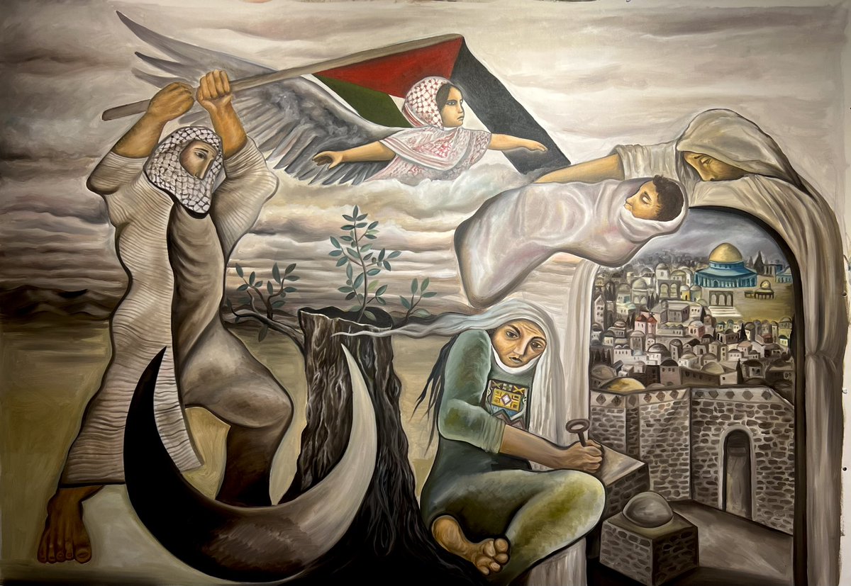 My recent work. " Landowners ".
Oil on canvas | 2023.