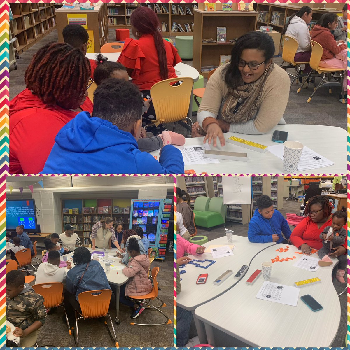 Math Night was a success tonight. We want to thank Ms. Bailey the district’s math coach for leading an informative meeting.