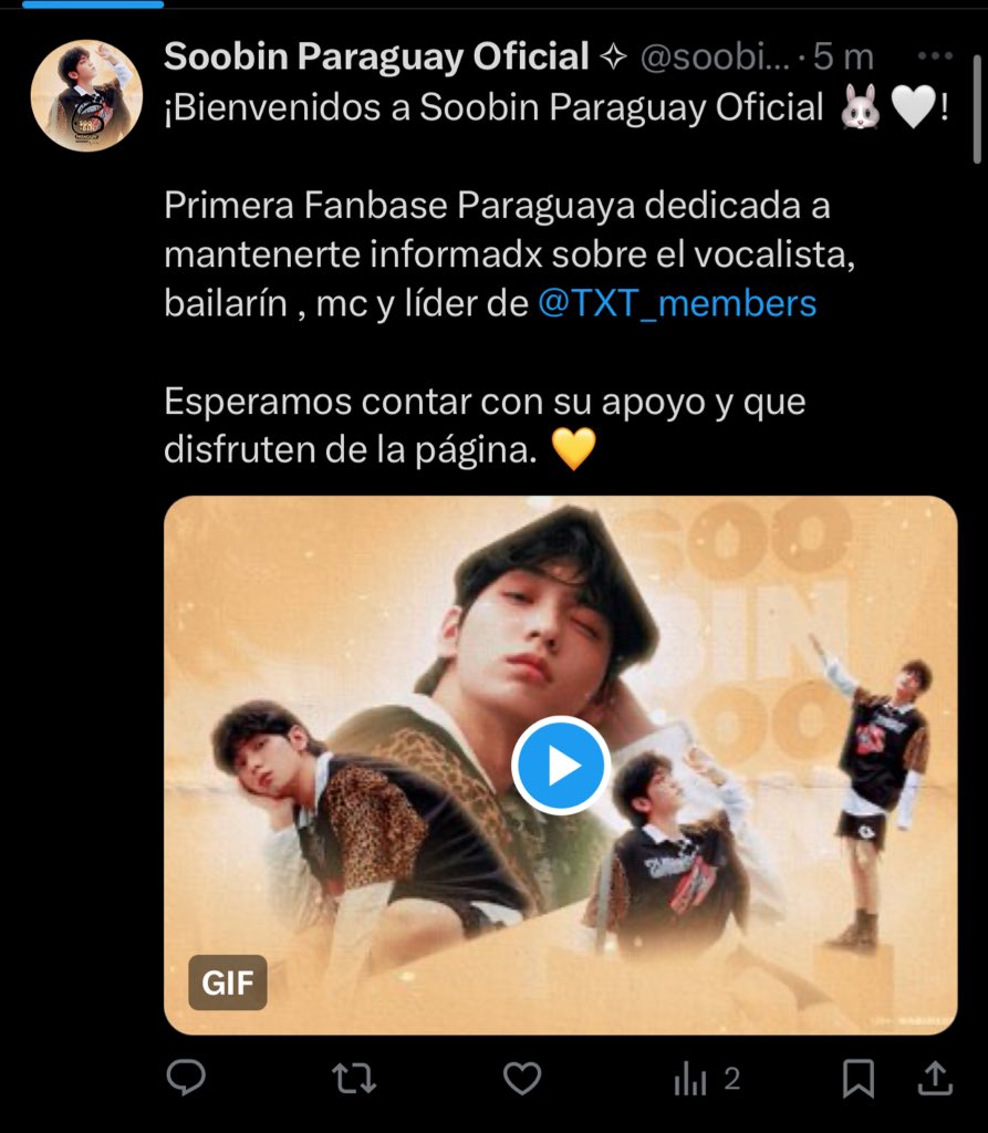 Estamos con nuevo diseño para celebrar el cumpleaños de nuestro precioso Líder CHOI SOOBIN🎊

Gracias por el increíble desing a LUH de <a href="/nabidsgn/">Nabi Design</a> 💛