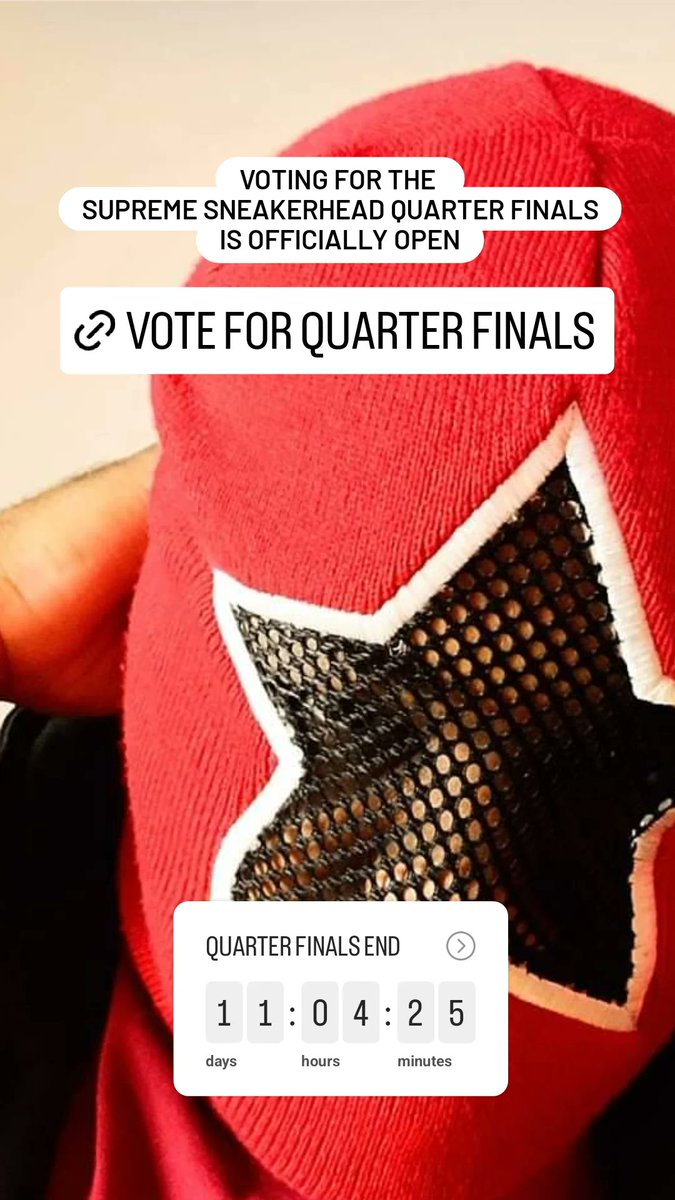 Strictly_Arthur's tweet photo. I made it to the SUPREME SNEAKERHEAD quarter finals. Cast your vote daily by December 15th  and help me design a custom shoes design by the Shoe Surgeon in LA!
https://t.co/ngQkQnEQ7G https://t.co/T0xZmOH1Tu