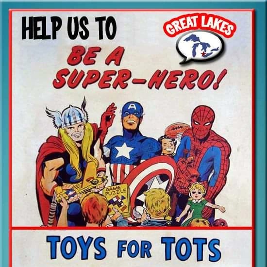 Don't forget this Saturday 12/9 at Trinity Lutheran Church in Clinton Township - the Great Lakes Comic Expo Holiday Show, including a toy drive for Toys for Tots! 10AM to 3PM More information the show, and raffle prizes, can be found on our website: greatlakescomicexpo.com/holidayprizes.…