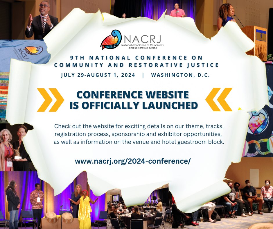Registration for the 9th #NACRJConference is officially open! Join us Jul 29-Aug 1 in Washington, D.C.

Learn more &amp; register: shorturl.at/txJN1

Early bird registration discount only available until Jan 15 - don't miss the chance to secure your spot at a special rate!