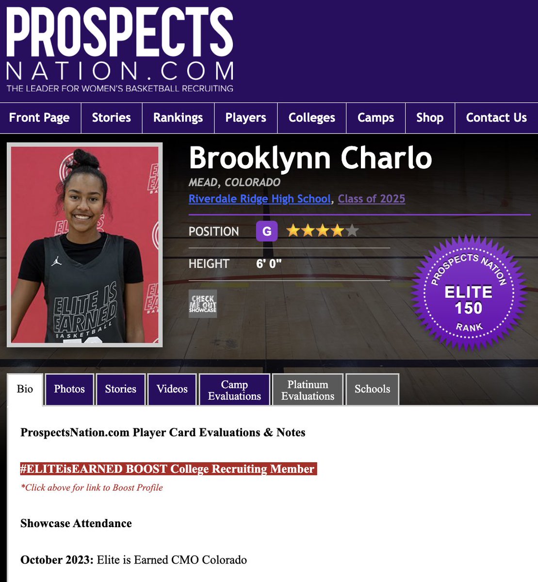 #ELITEisEARNED Boost College Recruiting x @ChrisHansenPSB 💥Boost🆕Member💥 2025 6'0 G Brooklynn Charlo (CO) is 🔒 in. She has 7 Division I offers over the Mountain West, Big 12, Atlantic 10, and Big Sky conferences.