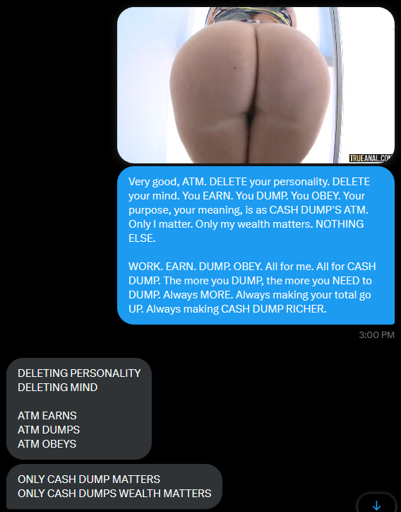 YOURCASHDUMP's tweet photo. Seeing me get richer just TRIGGERS my other ATMs to DUMP. It's so fucking easy. 😂

ATM 1 DUMPs $20. ATM 2 DUMPS $20.

But I deserve MORE. MORE for CASH DUMP. ALL for CASH DUMP. 😈

Next ATM in line, DUMP. NOW. My wealth goes UP. Your brain goes DOWN. 😵‍💫 https://t.co/iewpSxUVlB