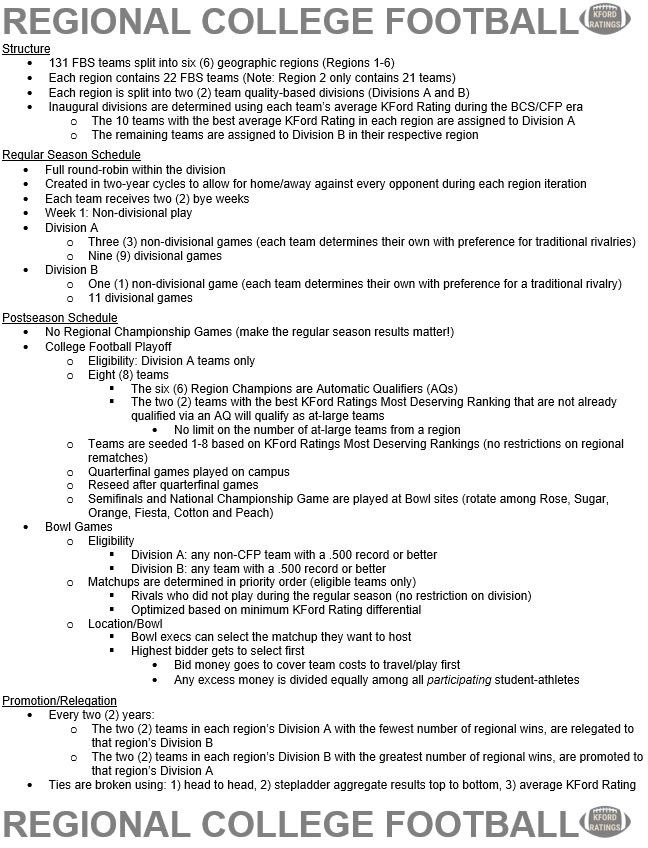 KFordRatings's tweet photo. I typed this up a few years ago. The starting points need adjusted, but overall, the concept remains intriguing

You get what you earn. The very definition of sporting/competitive spirit

Plus it keeps College Football regional, which I feel is of the utmost importance https://t.co/6tCRFqQfQc
