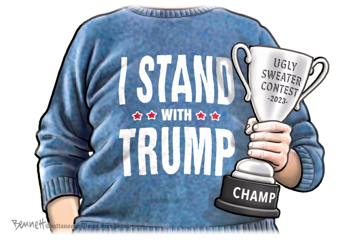 12/5/2023- Winning! #UglySweater #UglyChristmasSweater #Trump2024 tinyurl.com/nj8295vr