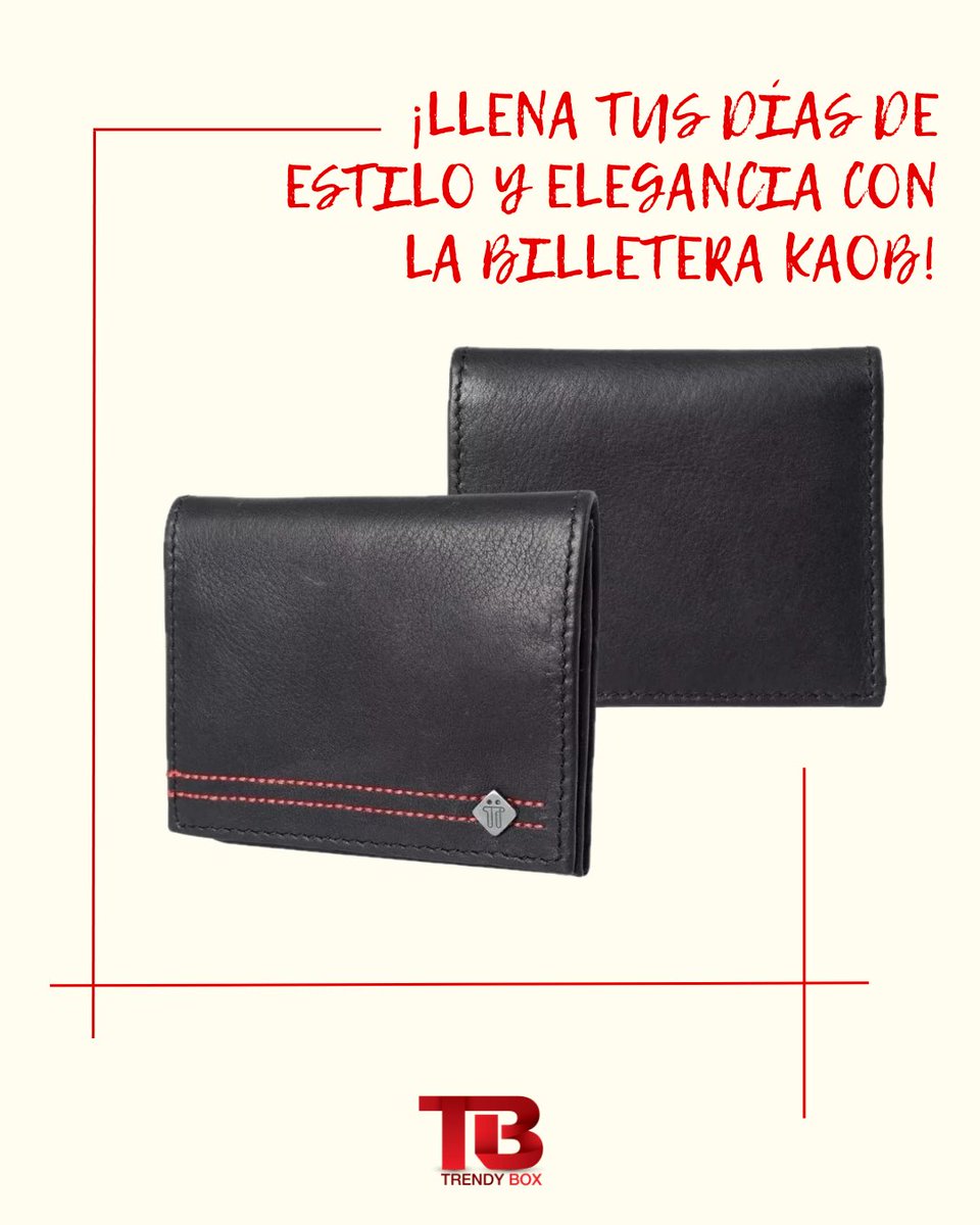 TrendyBoxStore's tweet photo. ¡Llena tus días de estilo con la Billetera Kaob! 

📭 Envíos a nivel nacional
🛵 Delivery en Caracas 

#trendybox #totto #billetera #practico #calidad #delivery #vzla #ccs #sambilcaracas #tiendaderegalos #detallesunicos https://t.co/Q3Lazwu4v3