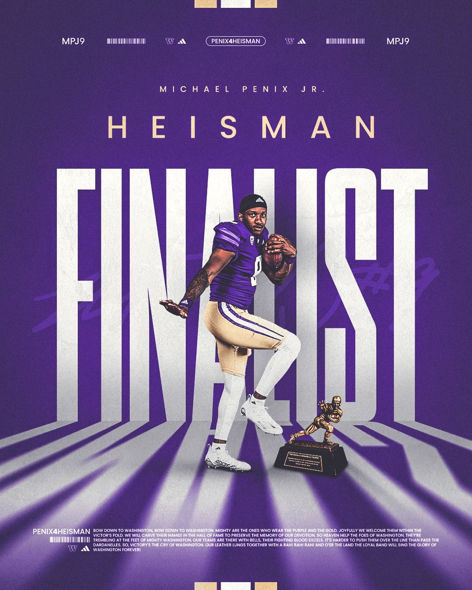 UW_Football's tweet photo. Headed to New York 🏆

#Penix4Heisman | @themikepenix https://t.co/clpsoGSUR5