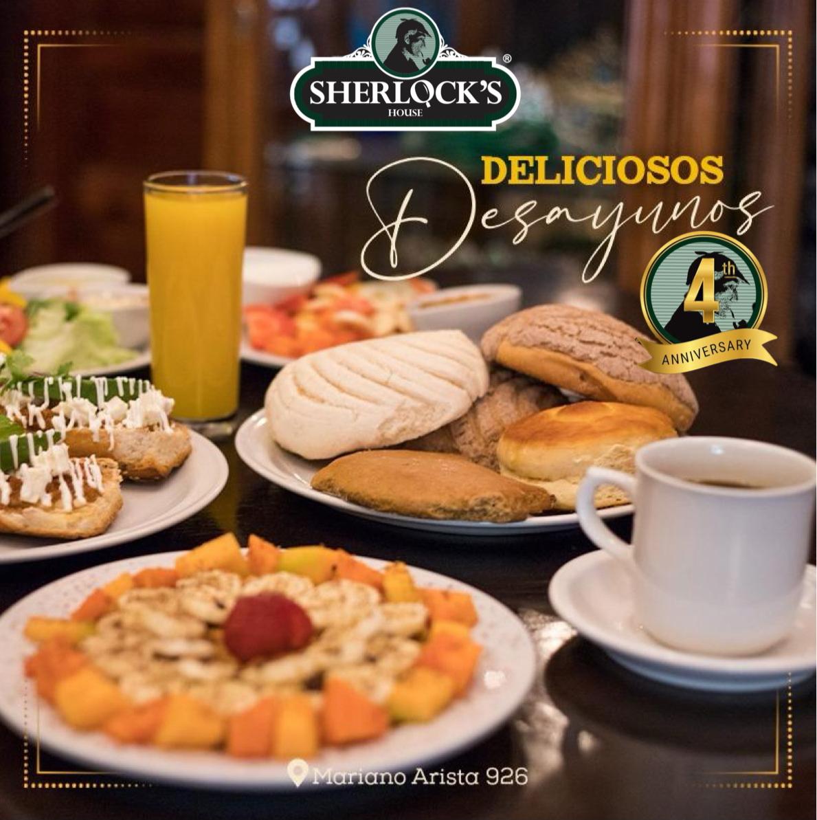 pulso_mx's tweet photo. *Desayunos en Sherlock’s House desde 9am*☕️

Vive la experiencia y descubre nuestros sabores exclusivos ☕️🍽 😋 🙌 🥘🍲

 ☎️ (444)1006607
🟢 Whatsapp 4443004792 📲 
Arista 926 Col Tequisquiapan SLP
#desayunos #slp #restauranteslp #petfriendly https://t.co/Gc7q0n56rA