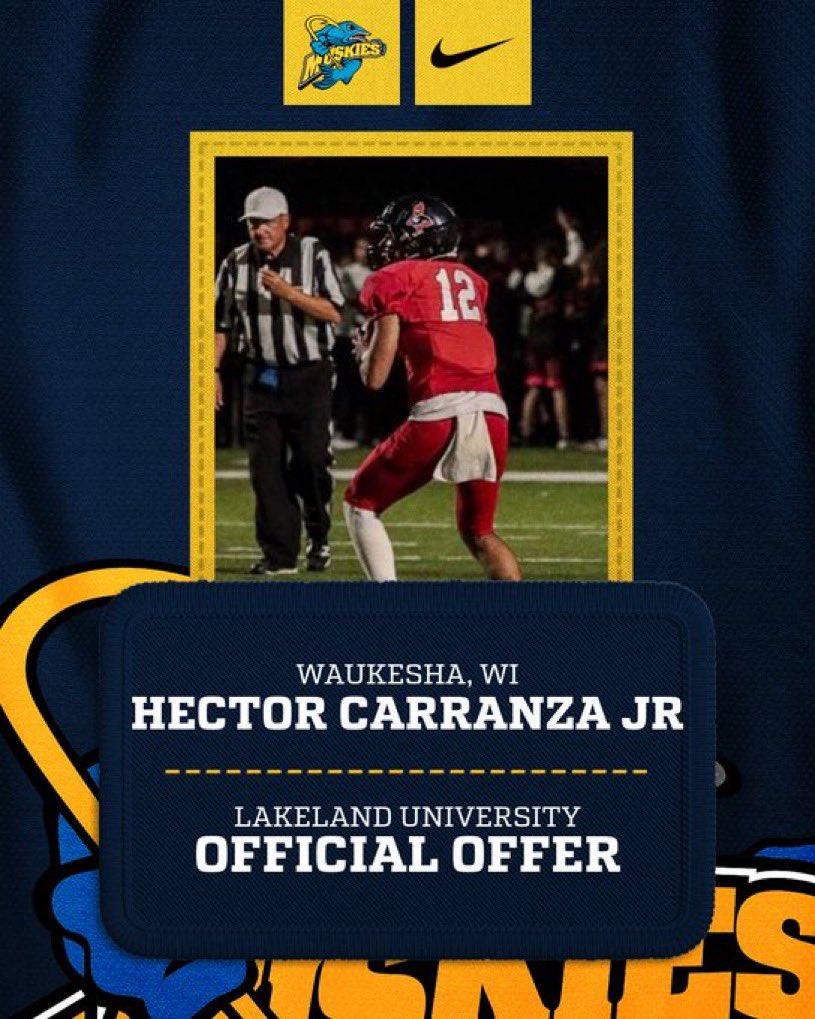 #AGTG After a great conversation with <a href="/LaneTrain82/">Lane Peterson</a> I am blessed to announce my second offer to Lakeland University! <a href="/THESHOWfootball/">THESHOWfootball</a> <a href="/Shirts_Ball/">Blackshirt Football</a>