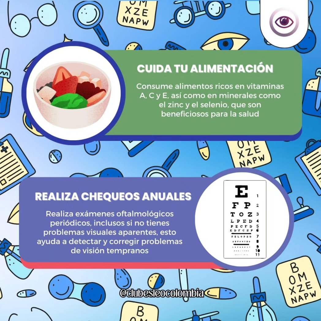 ColombiaLeo's tweet photo. 👁️ ¡Cuida tus Ojos, Cuida tu Mundo! 👁️ La importancia de la salud visual no solo impacta en tu día a día, ¡sino en todo tu mundo! 🌎✨

 ¡Juntos construyamos un mundo donde todos veamos el mejor lado de la vida! 🌈🌍 #SaludVisual #BienestarOcular #CuidaTusOjos #VidaConClaridad https://t.co/DOKi7EI2Ur
