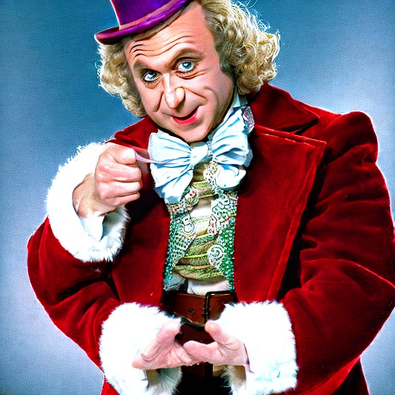 Best_Collabs's tweet photo. "Willy Wonka as Santa Claus" https://t.co/Q3kLZIjgJF