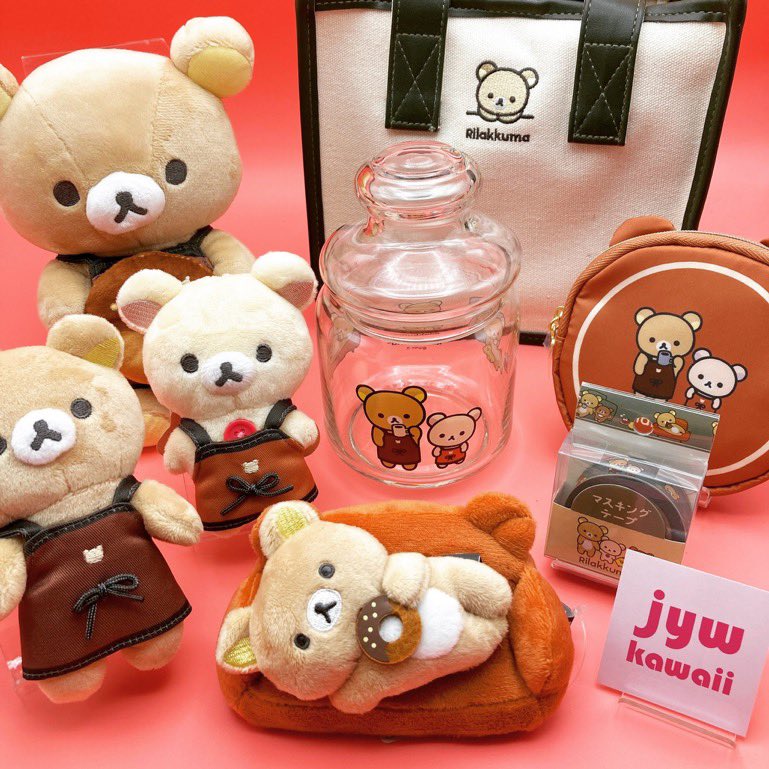 Giveaway!! One lucky person will win the 'Basic Rilakkuma Home Cafe' set, including these 8 items! How to Enter: - Must be following me & @jyw_kawaii - Like and Retweet - Open worldwide Winner will be announced in one week