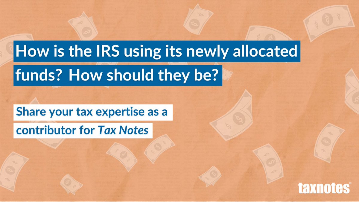 Call for #submissions! The commentary editors of #TaxNotes reveal the topics they hope to see covered this winter. 💡Check out the full list to inspire your next article: taxnotes.co/wishlist