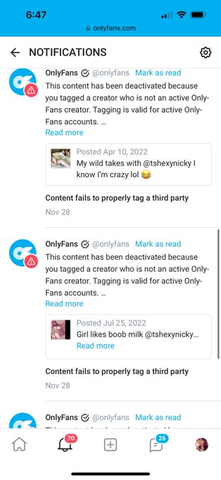 Is onlyfans getting rid of everyone&rsquo;s content. I tagged third party people and that&rsquo;s a content violation<a href="/tag/onlyfans"class="tags"><span>#onlyfans</span></a>