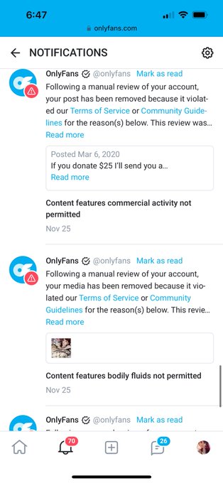 Is onlyfans getting rid of everyone&rsquo;s content. I tagged third party people and that&rsquo;s a content violation<a href="/tag/onlyfans"class="tags"><span>#onlyfans</span></a>