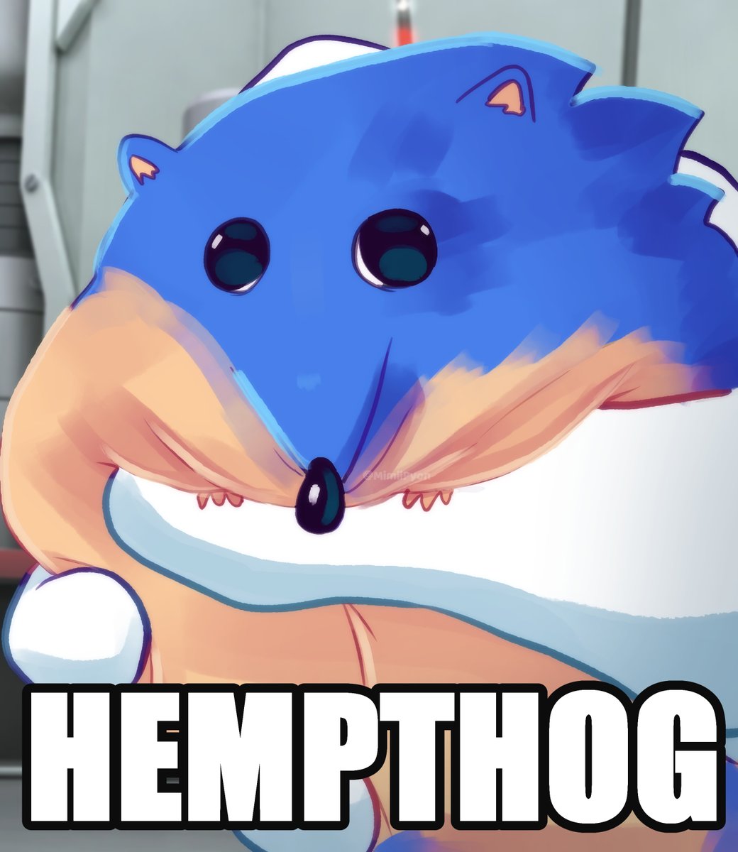 eggman when he grabs sonic...