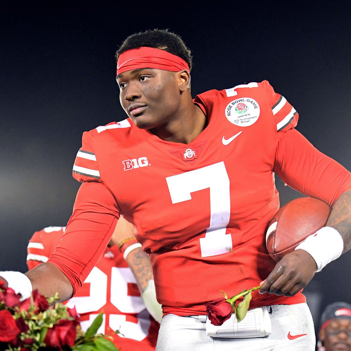 CFBReport's tweet photo. Ohio State now has 3 straight Heisman Finalists and 5 in the last 6 seasons. 

Marvin Harrison Jr (2023)
CJ Stroud (2022)
CJ Stroud (2021)
Justin Fields (2019)
Chase Young (2019)
Dwayne Haskins (2018) https://t.co/SmLNiLU7Tk