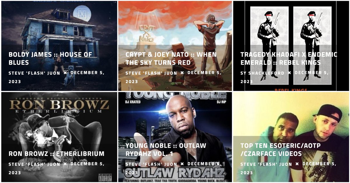 New reviews at rapreviews.com are live! Boldy James, Crypt &amp; Joey Nato, Tragedy Khadafi, Ron Browz, Young Noble and an Esoteric feature. #hiphop