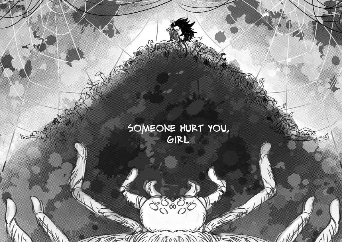 riotbreakerr's tweet photo. I might get into it later, but meanwhile have this! Pun's working with the text, I'm at the art. I drew this a while ago, too, just wanted to test screen tones and learn a few things. (2/3) https://t.co/6ztT0G8lM3