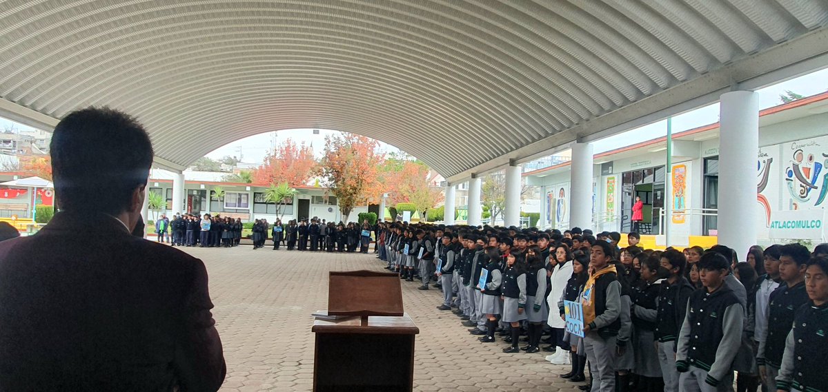 ConalepAtlaco's tweet photo. Conmemoramos el Día Internacional de las Personas con Discapacidad, rindiendo honores a nuestra Bandera Nacional.
@Conalep_Edomex
#ApasionadamenteCONALEP
#ElPoderDeServir https://t.co/FqskpRlQVq