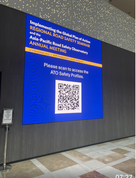 transportATO's tweet photo. Asian Transport Outlook outreach on road safety at the APRSO meeting at ADB Headquarters in Manila. https://t.co/cMdXLbe1Vm