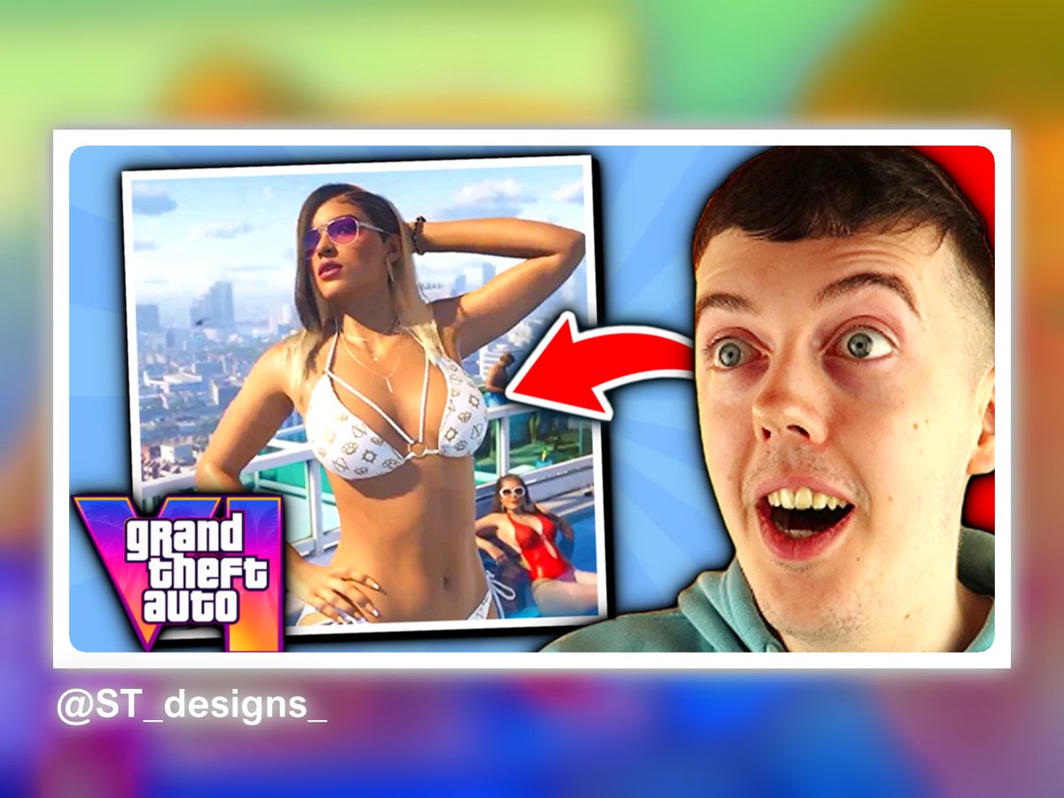 GTA 6 TRAILER REACTION THUMBNAIL!! 🔥
for <a href="/TheScottVance/">Scott Vance</a>

NEED A THUMBNAIL? DM ME!!

#thumbnail #thumbmaker #thumbnaildesigner #youtubethumbnail #GraphicDesigner #edit #design #Photoshop #photoshopediting #design #GTA6trailer #GTA6 #GTAVI #GTA6LEAK #GTA #GTA6MAP #RockstarGames