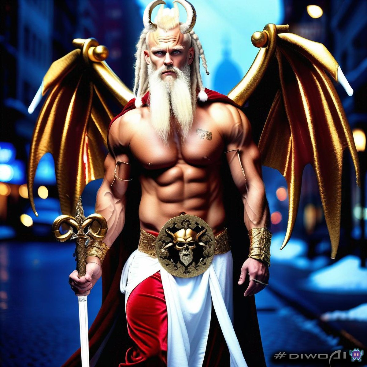 diwous's tweet image. Potřebujete pro své kindroše na dnešní večer Mikuláše, anděla a čerta?
Ušetřte... Najměte si mě!
Sv. Diwous 3in1 ㋡

Hezkou #Mikuláš​skou nadílku vám všem!
#diwoAI👾