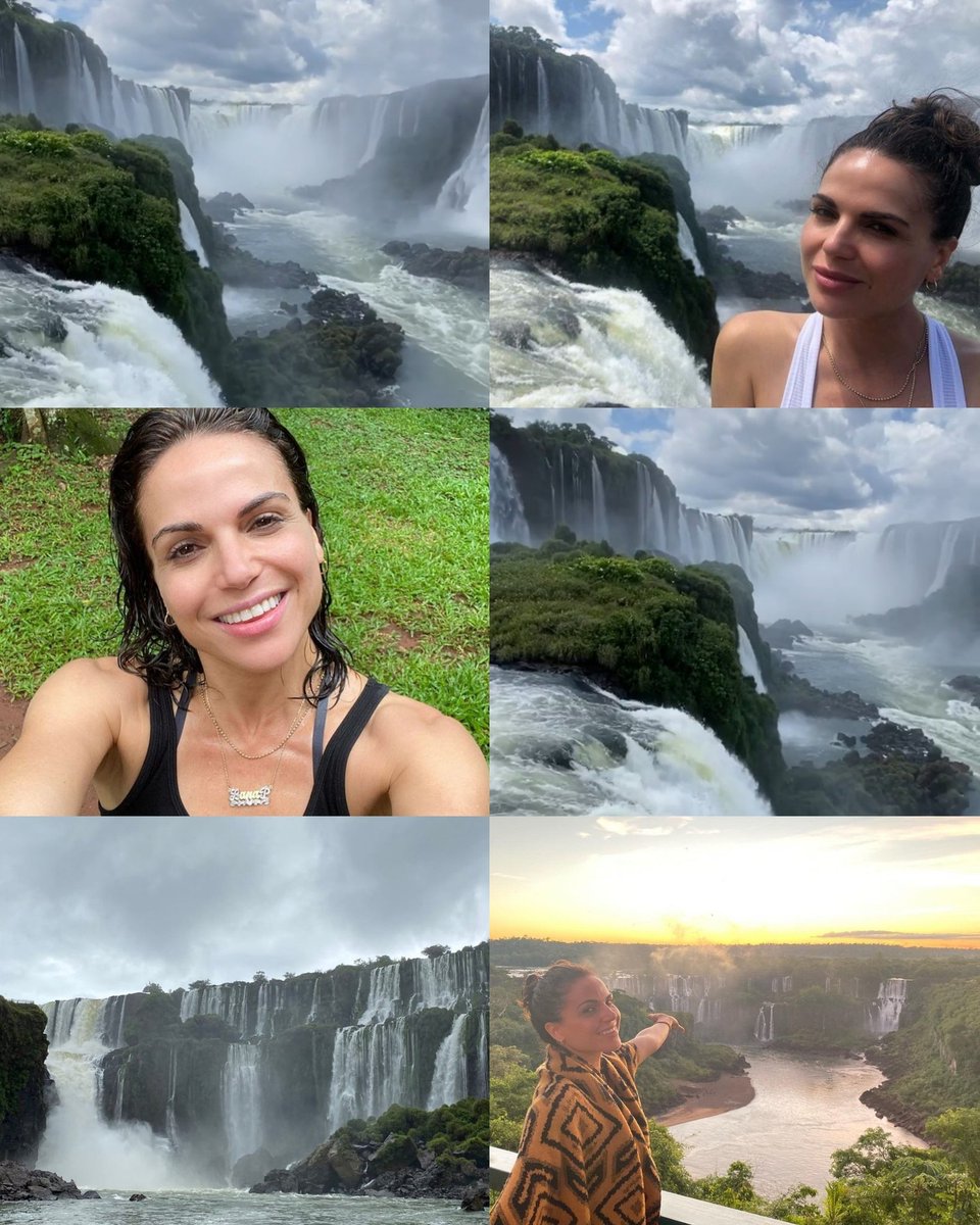 It's been 4 years since you were in Foz do Iguaçu where you told me you had an amazing time... One of the most magical places you've ever visited... It was inspired by your words that I went to see this wonderful place! 🥰 <a href="/LanaParrilla/">Lana Parrilla</a> #lanaparrilla