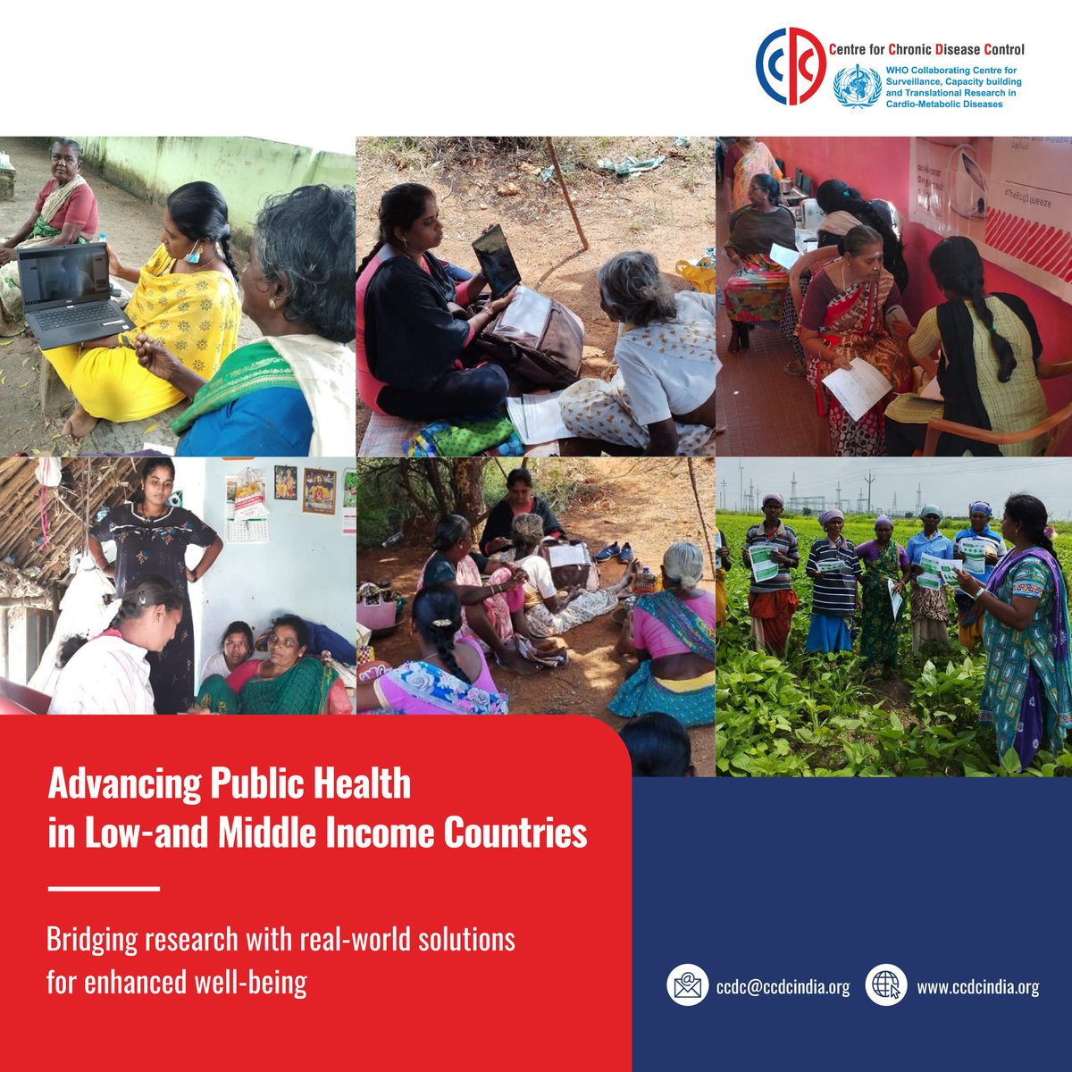 INDIACCDC's tweet photo. @INDIACCDC is striving to combat #chronicdiseases in low-and middle-income countries (#LMICs) through #knowledgegeneration & translation.
https://t.co/tHXBa8n5GW https://t.co/NsaSWXNVro