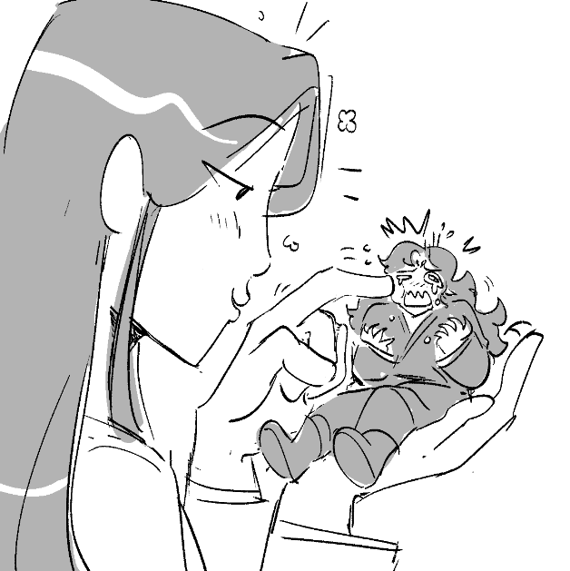 Hi I hope it's not too late but....binghe being palm sized and so angry about it and sqq being utterly delighted by his tin… - This is such a cute funny idea!! I loveee bullying him and read a fic like this recently actually. He'd be sooo mad but...

https://t.co/GWfsvJfa8U 